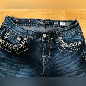 Miss Me Signature Ankle Skinny Blue Jeans